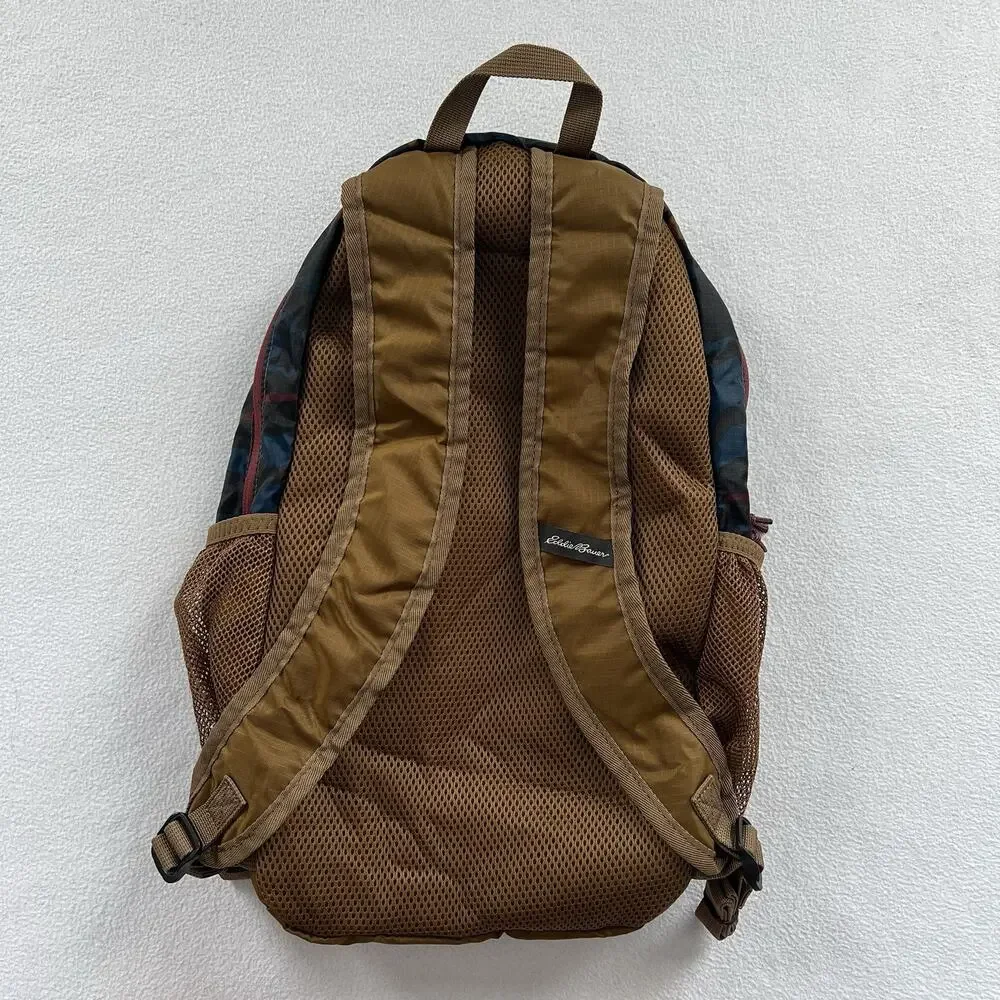 Eddie Bauer Stowaway 20L Backpack Camo Print Lightweight Hiking Packable Bag